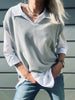 Chemise avec gilet – Taille unique Norah grey