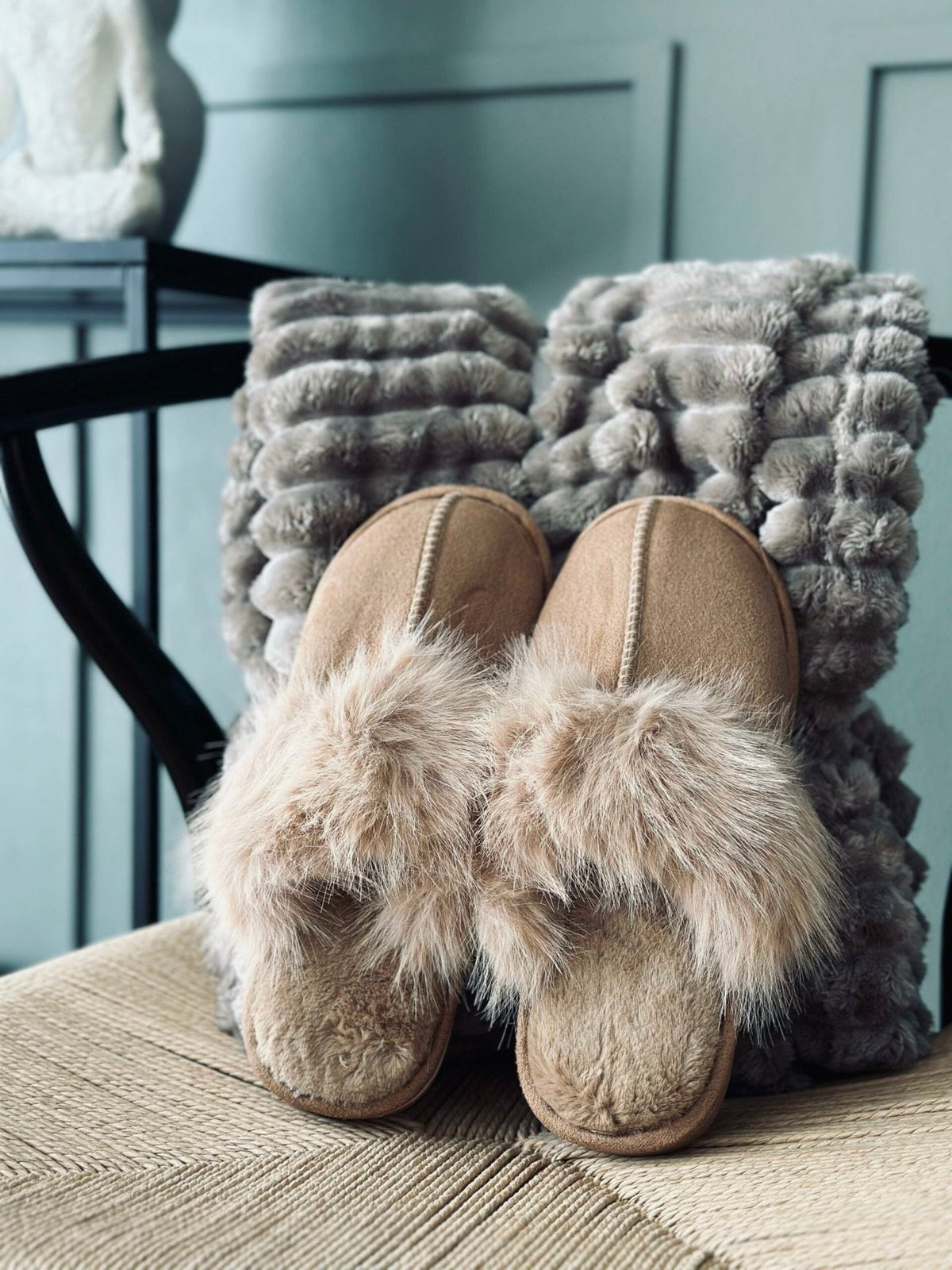 Slippers Camel - VIAMAJA.DK