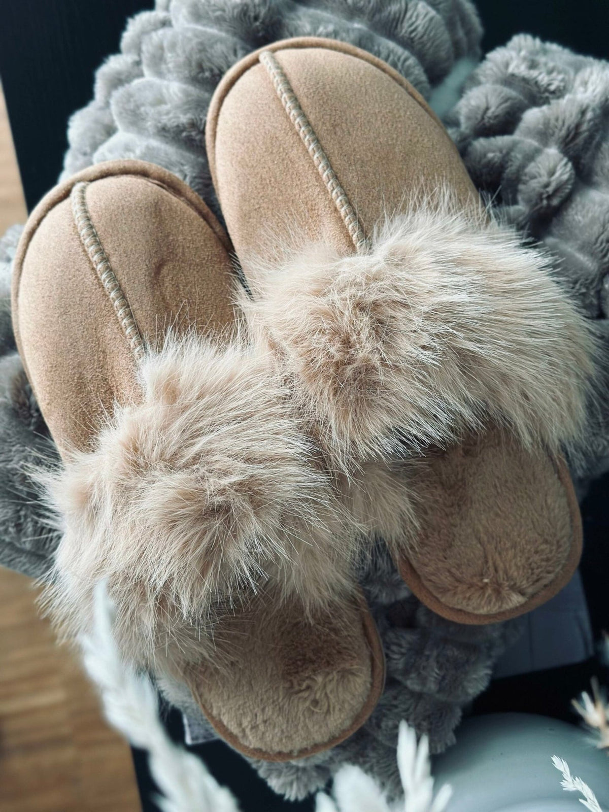 Slippers Camel - VIAMAJA.DK