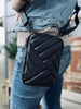 Magnifique sac pour téléphone STRIPE - 100 % peau d’agneau