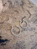 Boucles d’oreilles Hoop torsadées // Plaqué argent