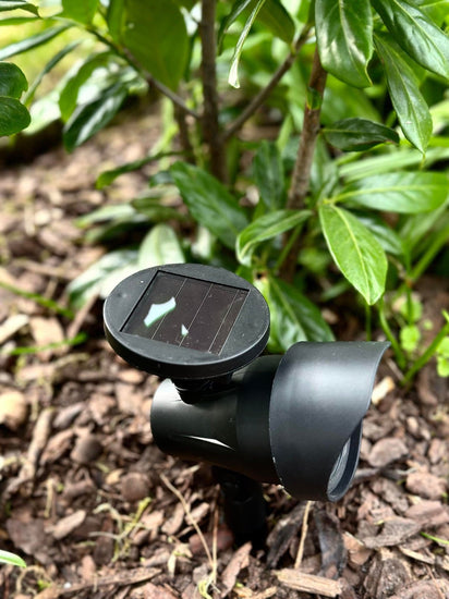 Solcelle lampe med jordspyd - Justerbar Tilbud 4 stk - VIAMAJA.DK