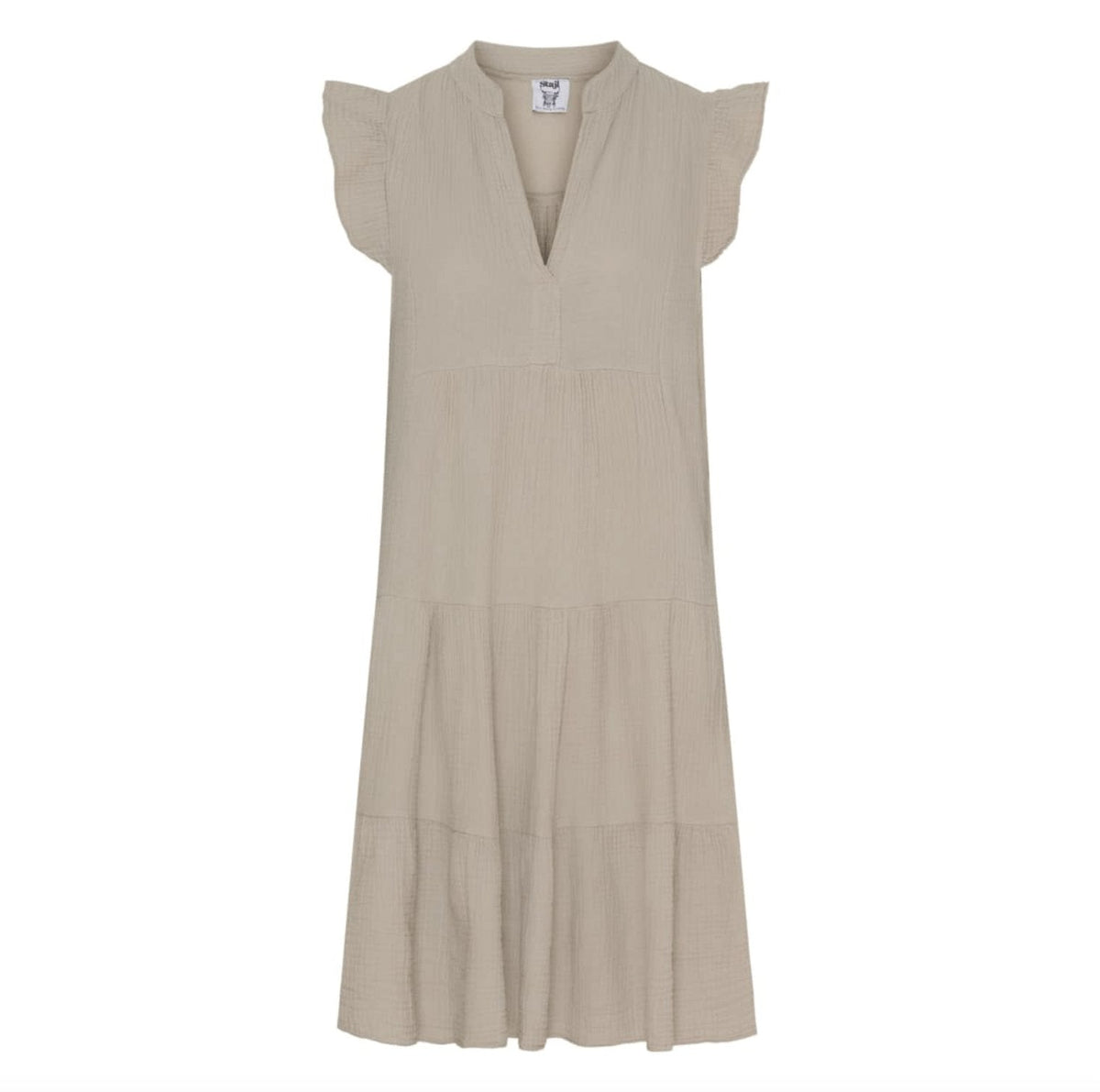 Sommerkjole Beige - VIAMAJA.DK