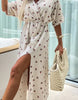 Robe d’été Cherry beige