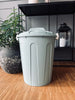 Seau avec couvercle pour le rangement - Dusty green