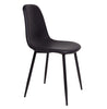 Chaise de salle à manger - Noir