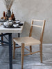Chaise à assise tressée