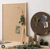 Grand tableau en hessian avec cadre en bois – 90x60cm