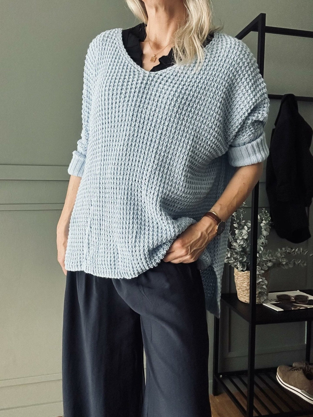 Strik MILLE blue – Onesize - VIAMAJA.DK