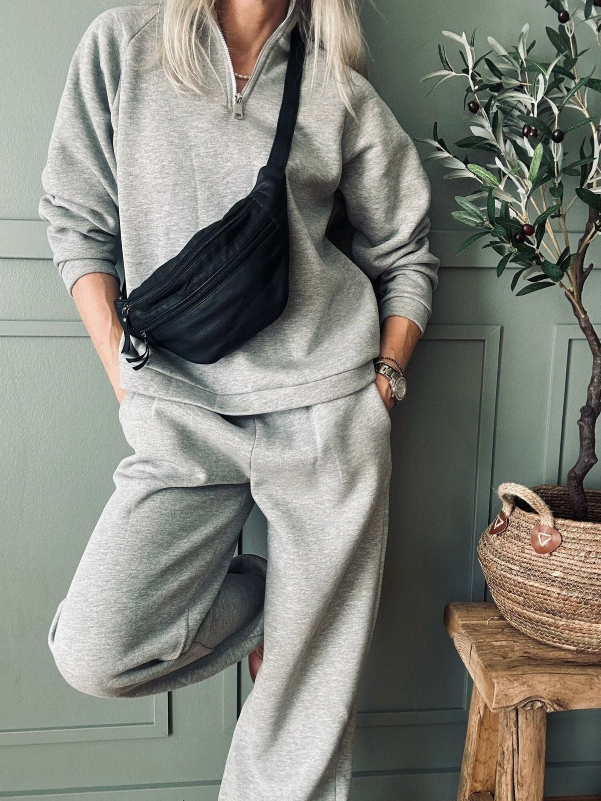 Sweatshirt grey - VIAMAJA.DK