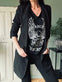 T-shirt CALIFORNIA – Black oversize - VIAMAJA.DK