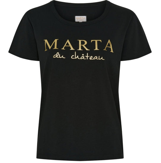 T - shirt Marta Black - VIAMAJA.DK