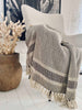 Tapis en coton recyclé – Mélange brun