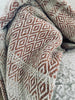 Plaid en coton recyclé – Rouille