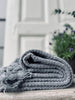 Tapis en coton recyclé - Gris clair