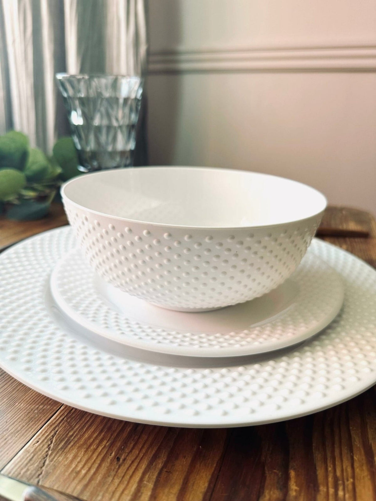Tallerken 21 cm – White Melamin - VIAMAJA.DK