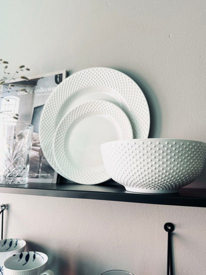 Tallerken 28 cm – White Melamin - VIAMAJA.DK