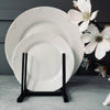 Porte-assiettes en métal noir - 4 assiettes