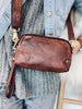 Sac / pochette - RIMA - Beau cuir Brandy