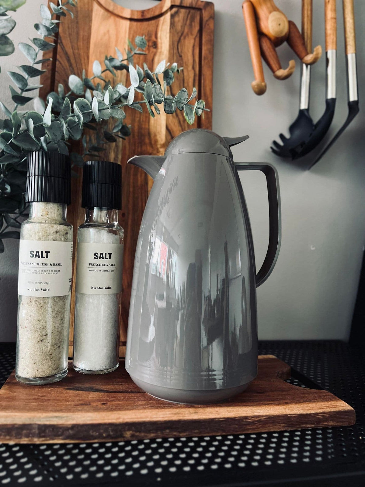 Termokande 1 Liter - Taupe - VIAMAJA.DK