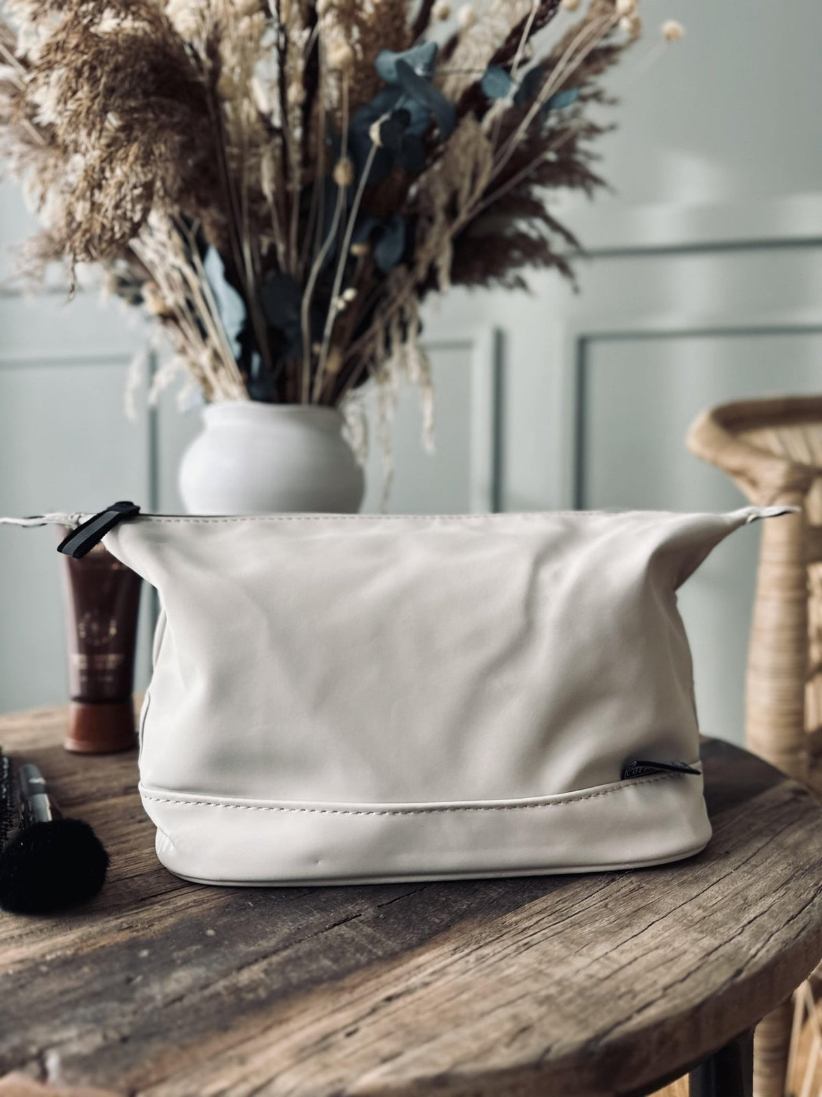 Toilettaske NEOPRENE - Off white - VIAMAJA.DK