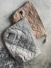 Trousse de toilette matelassée ash grey