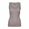 Top avec dentelle – Beige L/XL