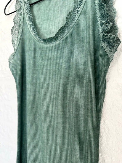 Top med blonde - Daily Dusty green - VIAMAJA.DK
