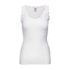 Débardeur avec dentelle – Blanc S/M