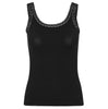 Top avec dentelle Oeko-Tex noir – Microfibre