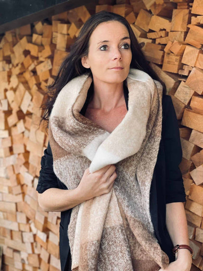 Tørklæde - Classic Brown - VIAMAJA.DK