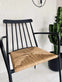 Tremmestol i sort aluminium / rattan - VIAMAJA.DK