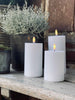 Bougies blocs LED d’extérieur - Set de 3 pcs - avec télécommande