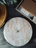 Horloge effet marbre - Rose