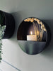 Pots muraux en métal noir - Lot de 2 pièces