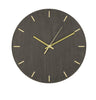Horloge murale gris texture bois