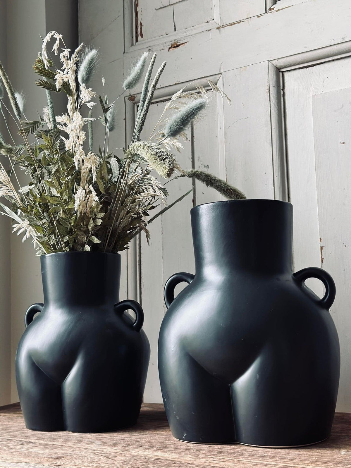 Vase Black Body Big - VIAMAJA.DK