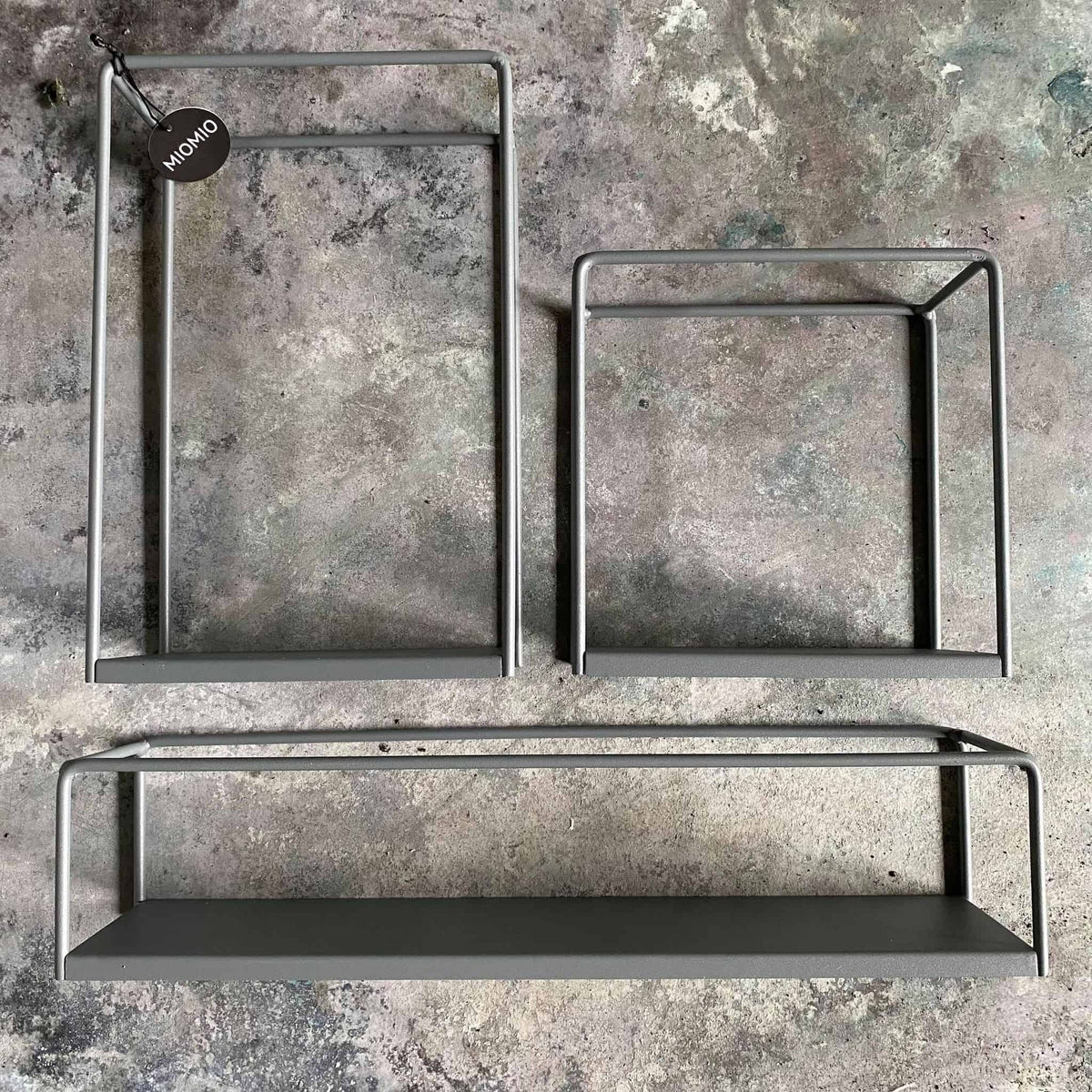 VIAMAJA Cube hylde – Grå – 20x20x10 - VIAMAJA.DK