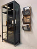 Vitrine - Métal noir 175 cm