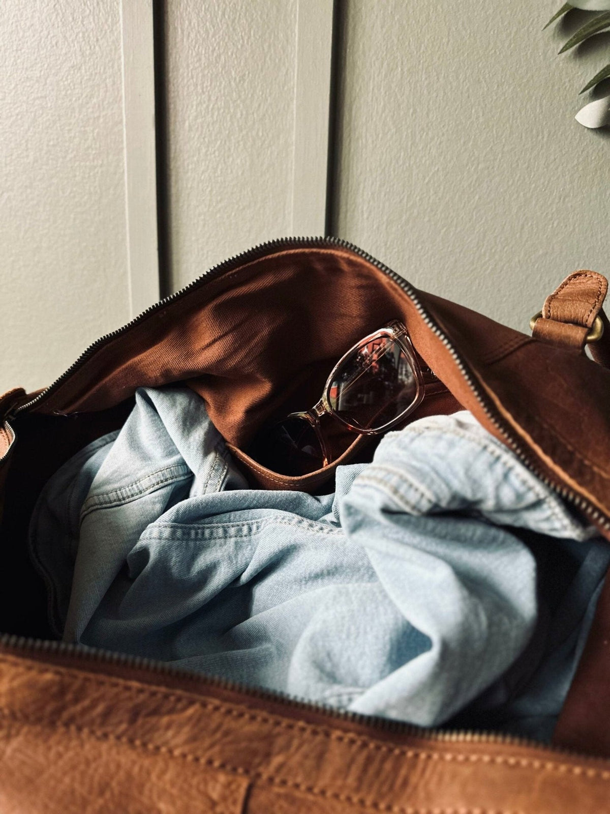 Weekendtaske – Cognac Buffalo - VIAMAJA.DK
