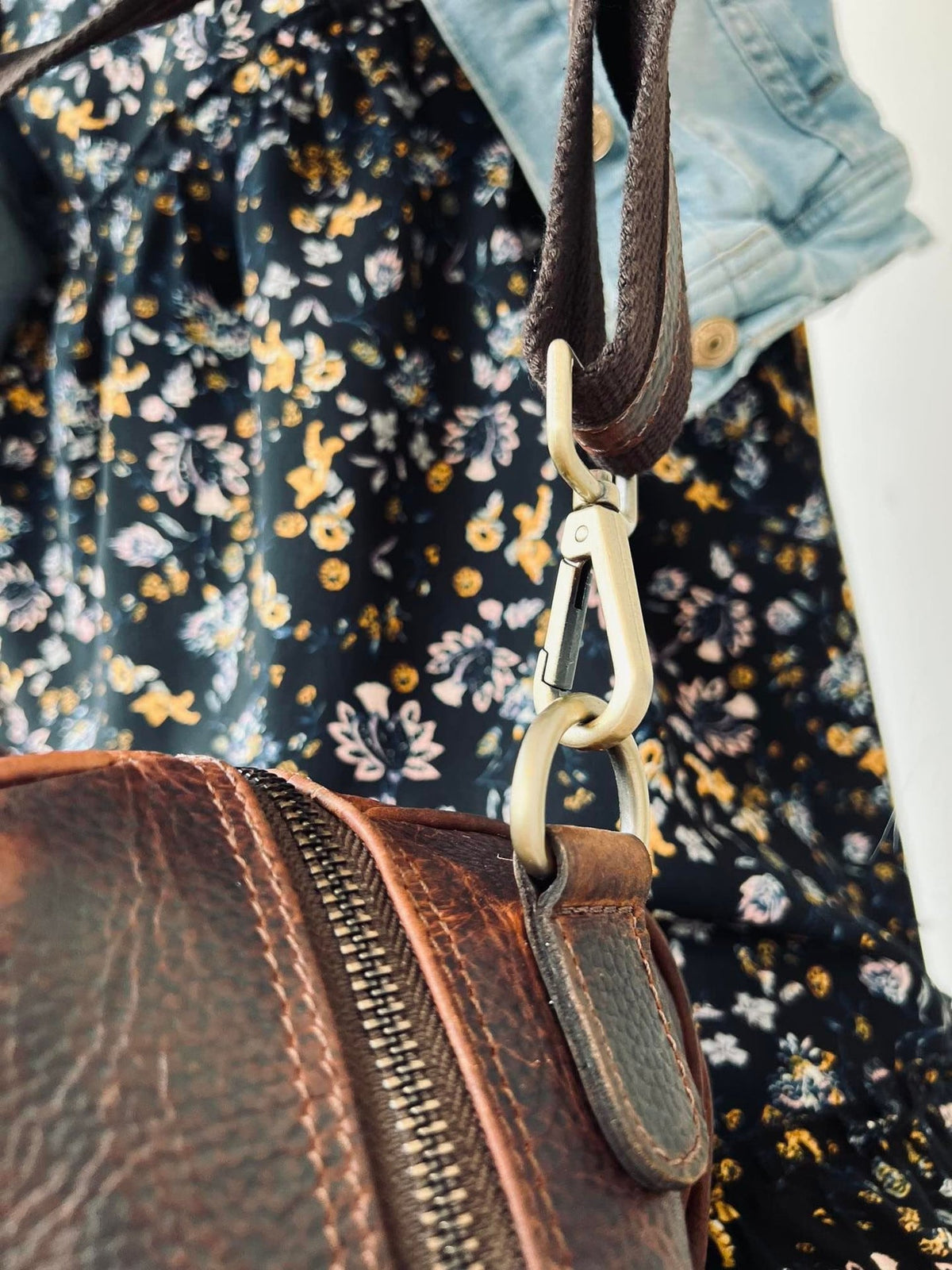 Weekendtaske - MILANO Vintage brown - VIAMAJA.DK