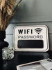 Plaque WIFI avec craie - Blanc